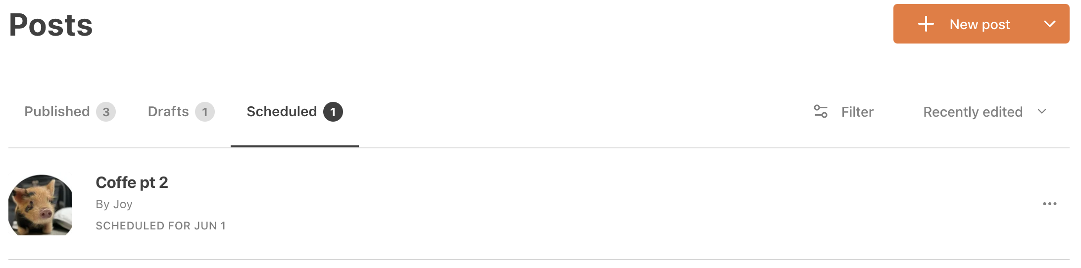 Guide to your Substack Posts page – Substack, Inc